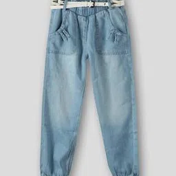 kg frendz Girls Mid-Wash Jogger Jeans-picture-17