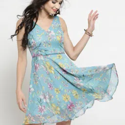 sera Floral Fit and Flare Dress image 1