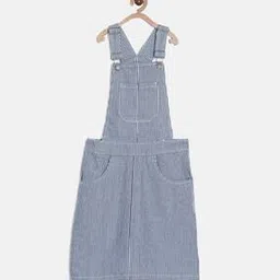 kryptic Striped Dunagree Dress-picture-39