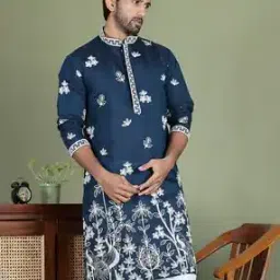 jompers Men Embroidery Long Kurta-picture-26