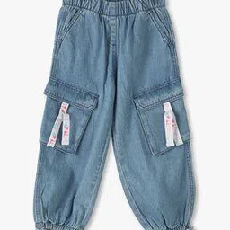 kg frendz Girls Lightly Washed Regular Fit Cargos-picture-46