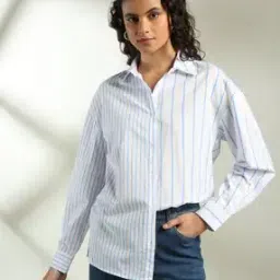 dnmx Women Striped Regular Fit Shirt-picture-47