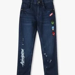 kb team spirit Boys Mid-Wash Straight Fit Jeans-picture-10