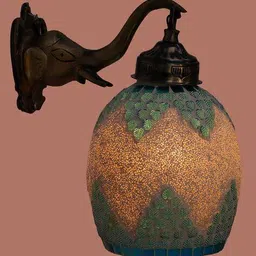 afast LED Compliable Metal & Glass Wall Lamp image 1