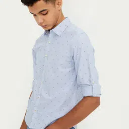 max Micro Print Regular Fit Shirt-picture-48