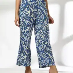 fig Women Printed Straight Fit Trousers-picture-47