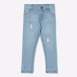 612 league Girls Lightly Washed Mid-Rise Slim Fit Jeans-picture-17