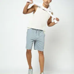 yousta Men Striped Relaxed Fit Shorts with Insert Pockets image 1