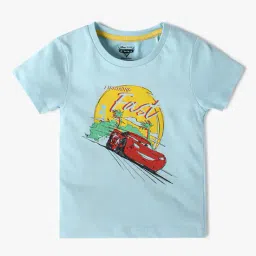 inf frendz Boys Graphic Print Regular Fit Round-Neck T-Shirt image 1