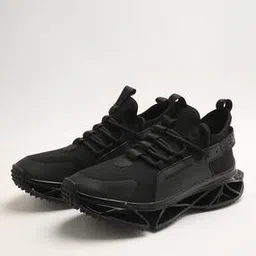 the bear house Men Knitted Lace-Up Shoes with Flat Heel-picture-16