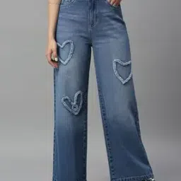 tarama jeans Women Washed Wide Jeans-picture-30