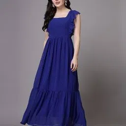 aayu-all about you Women Fit & Flare Dress with Ruffled Detail-picture-36