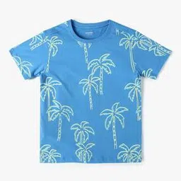 yousta Boys Tropical Print Regular Fit Crew-Neck T-Shirt-picture-37