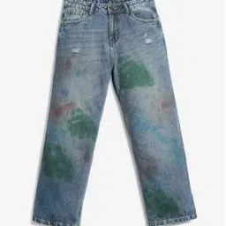 lilpicks Girls Lightly-Distressed Denim Jeans-picture-18