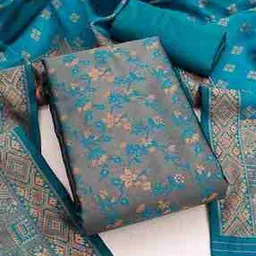 svaraa Women Embellished & Embroidery Unstitched Dress Material-picture-12