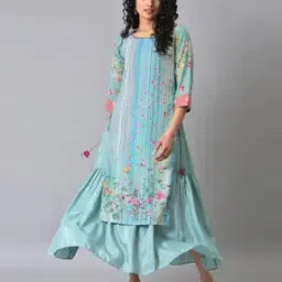 Floral Print A-Line Dress-picture-11