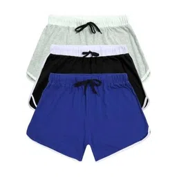 diaz Pack of 3 Girls Regular Fit Bermuda Shorts image 1