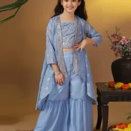 fashion dream Girls Embroidery Kurta Suit Set image 1