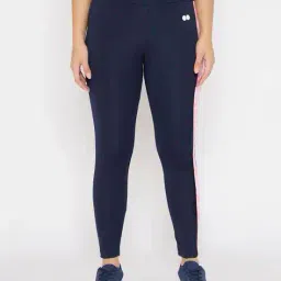 clovia Women Fitted Track Pants with Elasticated Waistband image 1