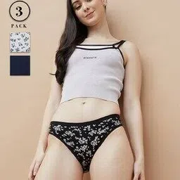 ginger by lifestyle Pack of 3 Panties-picture-26