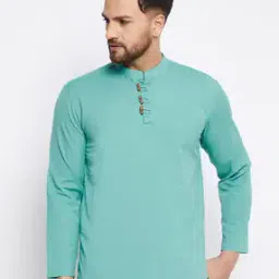 even Shirt Kurta with Button Placket-picture-36