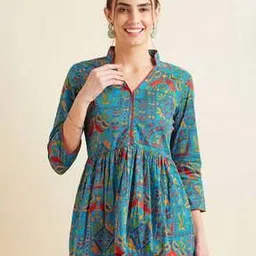 panit Women Embroidered A-Line Kurti-picture-25
