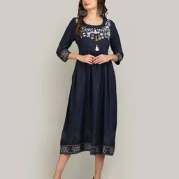new listing Women Embroidered A-Line Dress-picture-29