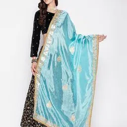 clora creation Embroidered Dupatta with Lace Border-picture-45