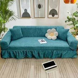 cortina eyelet curtain Stretchable 3-Seater Sofa Cover-picture-41