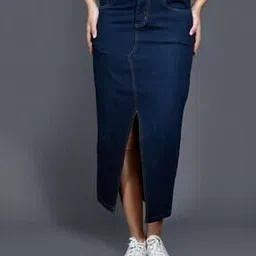 ribose chemistry of fashion Women Straight Skirt with Insert Pocket-picture-11