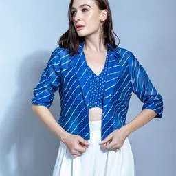 gardenparty Women Printed Top with Pants & Jacket-picture-25