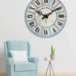 olive tree Printed Silent Movement Wooden Wall Clock-picture-49