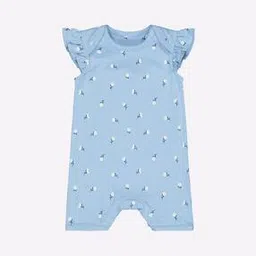 mothercare Graphic Printed Crew-Neck Romper-picture-22