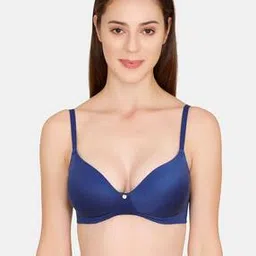 Marshmallow Padded Non-Wired 3/4th Coverage T-Shirt Bra-image-3