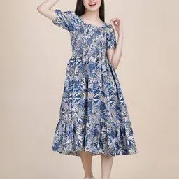 asthamoxi Girls Fit and Flare Dress-picture-34