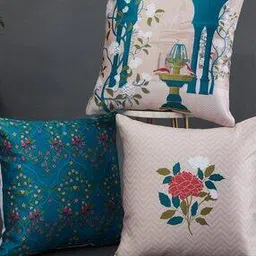 home centre Set of 3 Printed Square Cushion Covers-picture-38