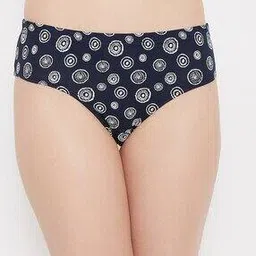Geometric Print Briefs with Elasticated Waist-image-7