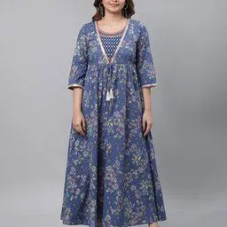 aurelia Women Embellished Flared Kurta-picture-45