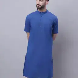 even Striped Long Kurta with Patch Pocket-picture-39