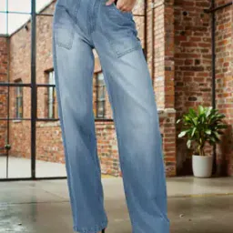 Shein Full Length Flared Fit Jeans With Pockets-picture-25