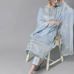 ishin Embellished A-line Kurta Set-picture-23