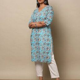 indie picks Aara Printed Cotton Straight Kurta-picture-16
