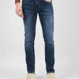 numero uno Men Mid Skinny Straight Jeans with Fixed Waist-picture-16
