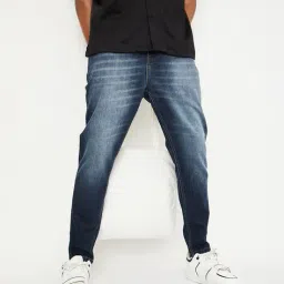 max Men Washed Carrot Fit Jeans image 1