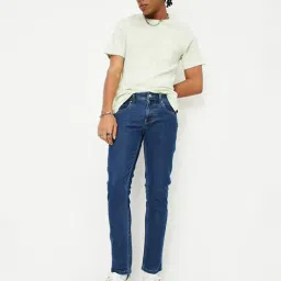 max Men Rinsed Skinny Fit Jeans image 1