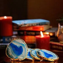 homearte india Set of 4 Agate Coasters-picture-17