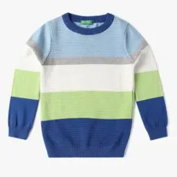 united colors of benetton Boys Striped Regular Fit Pullover-picture-23