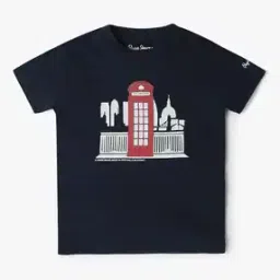 pepe jeans Boys Niel Printed Regular Fit Crew-Neck T-Shirt-picture-29