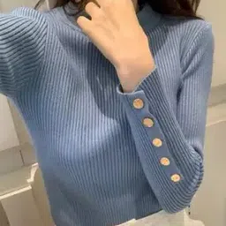 Women Ribbed Regular Fit Top-image-34
