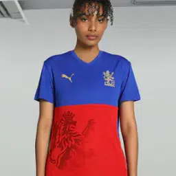 X RCB Jersey Regular Fit V-Neck T-Shirt-image-61